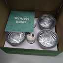 Vinaco GU10 Halogen Bulb Dimmable, GU10+c 110V 50W Candle Warmer Lamp Replacement, MR16 GU 10 50W Halogen Bulb 120V, 50 W MR16 with Glass Cover for Track&Recessed Lighting, 2800K Warm White, 6 Pack