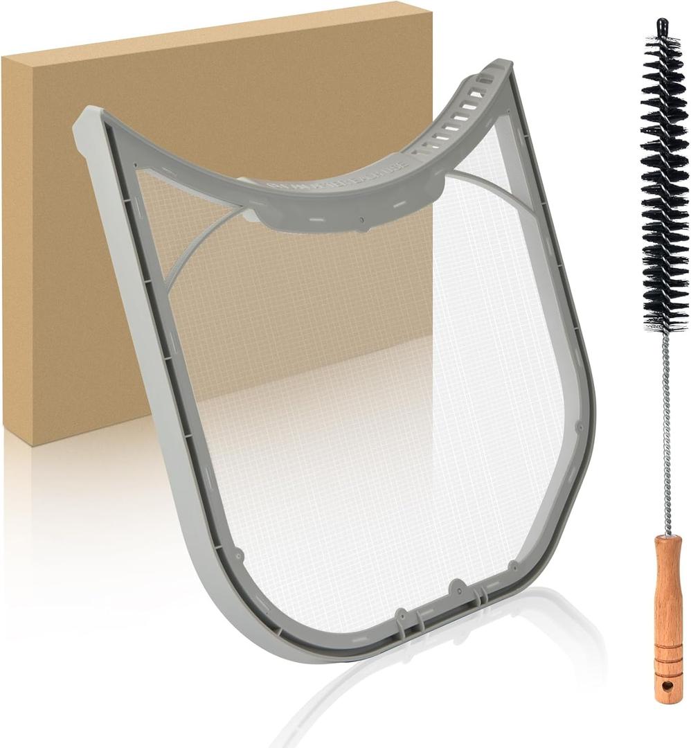 ADQ56656403 Dryer Lint Filter Screen Replacement Compatible With LG WashTowers & Dryer DLGX4201B DLGX4201W WKE100HVA, 11.2" * 10.9" Dryer Lint Filter Trap Screen Strainer 4960837 AP7012980 PS16546780