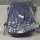 Amazon Basics Travel Backpack, Carry-On with Laptop Compartment, 40L Expandable Storage, Dual Use Backpack & Shoulder Bag with Multiple Compartments and Pockets, 15.8"W x 21.5"H x 8.3"D, Navy