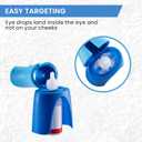 Remedic Eye Drop Guide with Silicone Adapter Reusable Tool for Clean, Precise Eye Drop Application Easy to Use Eye Drop Helper for Seniors, Caregivers & Family Fits Most Eye Drop Bottles