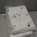 2 x Halloween Pillow Covers 18x18 inch Set of 2 White Cat Ghost Throw Pillow Cases Soft Plush Faux Fur Wool Couch Cushion Case for Home Decor Chair Sofa Bedroom Living Room (Cat Ghost)