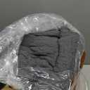 Bearhug Electric Blanket King Size 100" x 90", Dual Controller Heated Blanket, Grey Flower Patterns Faux Fur & Warm Sherpa, 10Heat Levels & 112H Auto Off,ETL, Machine Washable