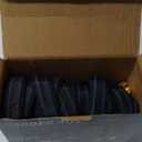 Garden Hose 100ft, Non-Expanding, Lightweight, Leak-Proof Metal interface, No-Knots, Portable, Wear-Resistant, Sturdy, Flexible, Water Hose for Yard, Garden, Black Dark Blue