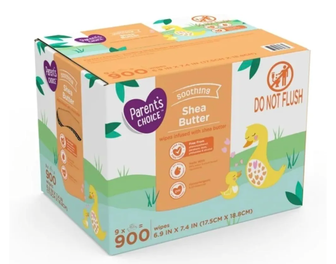 Shea Butter Baby Wipes, 900 Count - Free From Phenoxyethanol, Parabens, Phthalates, And Alcohol - Enriched With Soothing Shea Butter - Ultra Soft - Gentle On Skin - Hypoallergenic And pH Balanced