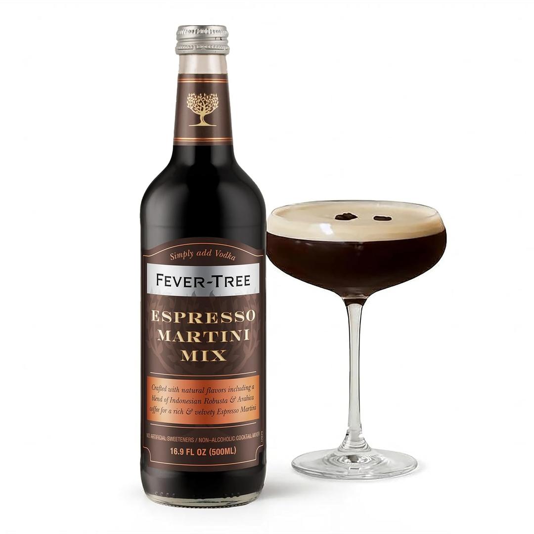 16 x Fever-Tree, Cocktail Mix Espresso Martini, 16.9 Fl Oz (EXP 10/08/26)