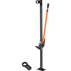 VEVOR Farm Jack 60inch, 7000 lbs Capacity Ratcheting Off Road Jeep Jack for Tractor, Truck, SUV, Bumper Lift, Orange, 5.11 x 9.06 x 60.04 inches