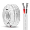 8 Gauge Electrical Wire 600V PVC Jacket, 8/2 Copper Wire for Marine Automotive Battery Solar (8 Gauge 100FT)