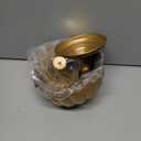 Sziqiqi Gold Urn Vase for Wedding: 7.9in Brass Centrepieces Distressed Compote Vases for Table Decorations - Set of 2 Metal Flower Arrangement for Floral - Pedestal Bowl Decor for Party Anniversary