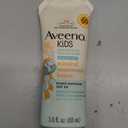Aveeno Kids Continuous Protection Zinc Oxide Mineral Sunscreen Lotion for Children's Sensitive Skin with Broad Spectrum SPF 50, Tear-Free, Sweat- & Water-Resistant, Non-Greasy, 3 fl. oz