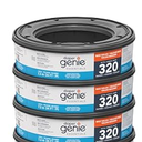 Diaper Genie Essentials Round Refill Pack of 3 | Holds Up to 960 Newborn Diapers | Features Unscented Continuous Film | Compatible with Diaper Genie Complete and Expressions Pails