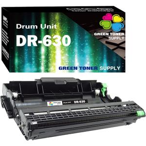 (1 x Drum) Green Toner Supply Compatible DR630 Drum Unit (Drum only) Replacement for DCP-L2520DW DCP-L2540DW MFC-L2700DWMFC-L2740DW Printer
