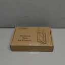 Puransen Clear Bookend Vase for Flowers - Aesthetic Room Decor for Modern Home/Office, Minimalist Shelf Organizer with Floral Display, for Book Lovers & Interior Design Enthusiasts (Transparent Color)