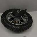 12-1/2 x 2.75 12.5x2.75 Rear Wheel Assembly Replacement for Razor MX350 MX400 Dirt Rocket with Knobby Street Tire Rim Inner Tube 25H 132 Link Dirt Bike Part