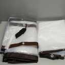 ZYP 2PCS 8x10ft Heavy Duty Clear Waterproof Tarps Outdoor Garden Rainproof Covering,Clear Vinyl Tarp with Grommets,Transparent Waterproof Tarpaulin for Covering Henhouse Porch Canopy Plant Camping