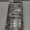 EUDELE Adhesive Shower Caddy, 5 Pack Rustproof Stainless Steel Bath Organizers With Large Capacity, No Drilling Shelves for Bathroom Storage & Home Decor (Black)