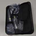 Sirabe 10 PCS Hair Cutting Scissors Set, Professional Haircut Scissors Kit with Cutting Scissors, Thinning Shears, Comb, Cape, Clips, Black Hairdressing Texturizing Shears Set for Barber, Salon, Home