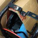 Rear Child Bike seat,Kid Rear Bike seat, Rear Mounted Bike Seat with Harness, Armrests and Pedals for Adult Bikes Ages 2 to 8 Years(Up to 110lb)