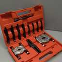 DAYUAN 12pcs Bearing Separator Puller Set, Heavy Duty 5 Ton Capacity 2" and 3" Bearings Splitters Puller Kit (Red)