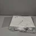 ReliThick 12 Pack Metallic Paper Gift Bag with Handles and Tissue Paper 11.8 x 10 x 4'' Thank You Favor Bag for Valentine's Day Wedding Bridesmaid Groomsman 5 Senses Gifts (White, Silver)