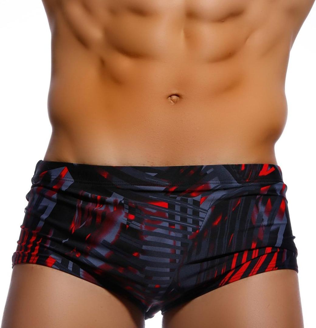 Taddlee Men's Swimwear Sexy Swim Briefs Bikini Board Surf Shorts Boxer Swimsuits (Large, Xf12)