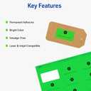 Avery Printable Address Labels with Sure Feed, 1" x 2-5/8", Neon Green, Laser & Inkjet Compatible, 750 Blank Labels Total, Great for Branding, Mailing, Organizing, and More (5971)