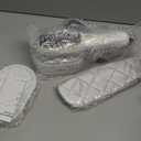 Mini Steam Iron for Clothes, Biupky Travel Steamer for Clothes Portable, Micro Steam Iron Mini Handheld Steamer Support Dry And Wet Ironing for Home Travel (White)