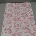 Kitchen Towel Spring Pink Flower Watercolor Butterfly Ultra Soft Tea Towel Super Absorbent Terry Dish Towel for Kitchen Linen