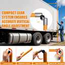 Load Height Measuring Stick, 20FT Sturdy Fiberglass Height Stick with Telescoping Pole, Non-Conductive Height Stick for Trucks with Carrying Bag,for Trucks,Trailers, Car Haulers