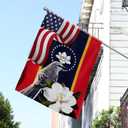 FLAGWIX Mississippi State Double Sided State Flags, Mississippi American Flags, Double Sided Heavy Duty Canvas House Flag 30x40, Mockingbird and Magnolia Indoor Outdoor Home Decor Flag