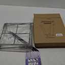 JoyHalo Outdoor Trash Bag Holder Stand - Heavy Duty Metal Garden Garbage Bag Support Frame for 30-45 Gallon Capacity, Multi-Use Portable Yard Leaf Bag Stand for Leaves, Camping, Weeding, Lawn Party, Green Color