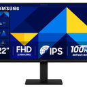Samsung 22" (S30GD) Essential Monitor with IPS Panel and Tilt Only Stand, 100Hz Refresh Rate, Ergonomic Design, Advanced Eye Care, Game Mode, LS22D304GANXZA