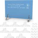 Acrylic Poster Board Stand Holder,8 Pcs Foam Board Stands For Display Table Top Sign Menu,Double-Sided Desktop Flyer Holder For Picture Paper Frame Home Office Restaurants Store Retail Show Fai