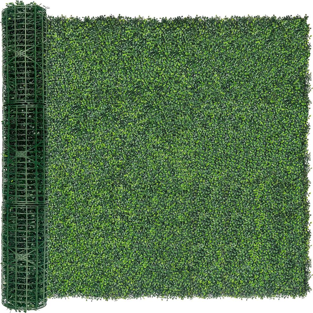 Artificial Ivy Privacy Fence Screen,36" W  4-Layer Leaf UV-Anti Faux Greenery Boxwood Backdrop Ivy Vine Leaf Fence Panels for Outdoor, Indoor, Garden, Backyard and Decor, Pack of 2