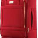 American Tourister Belle Voyage Softside Luggage with Spinner Wheels, Red, Carry-On 21-Inch