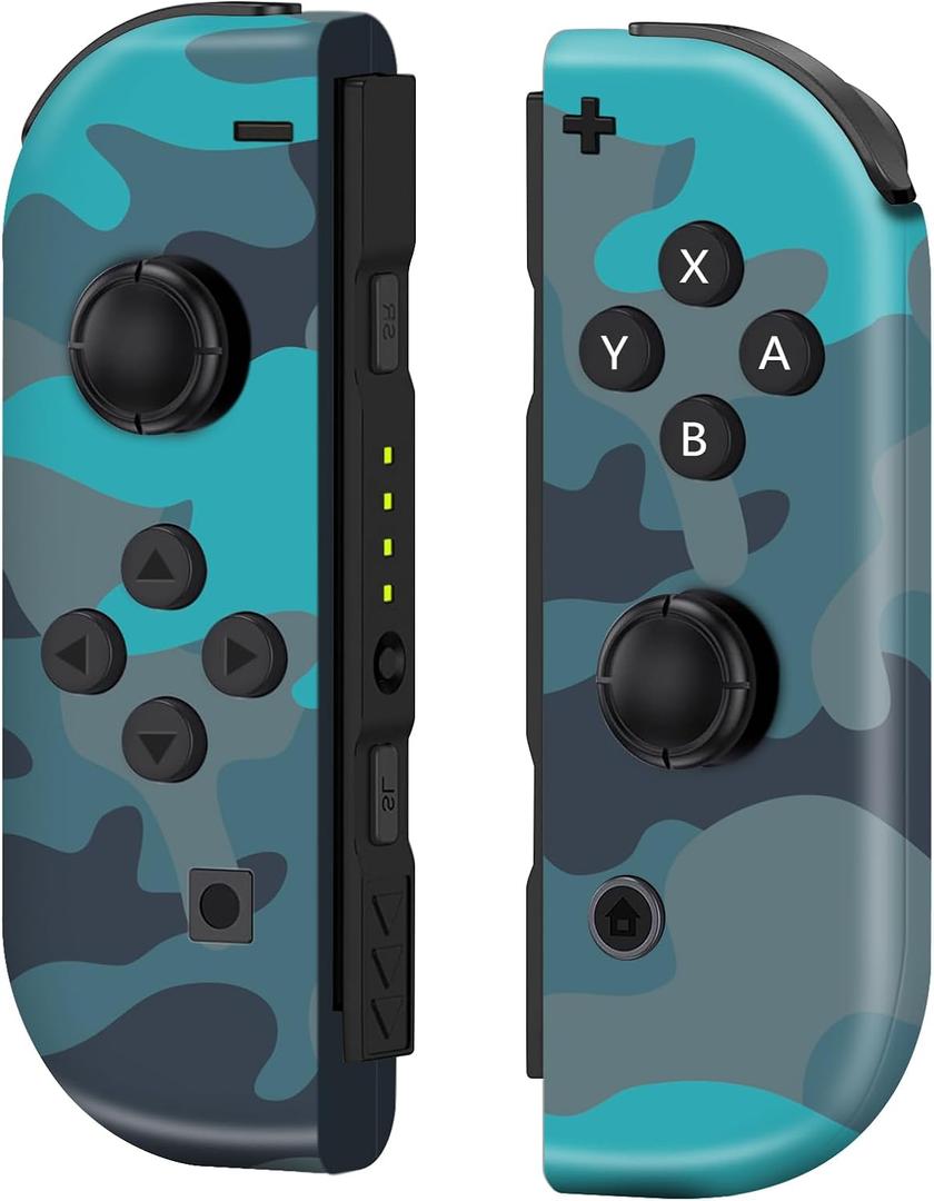 Controller for Nintendo Switch, Replacement with Wireless Nintendo Switch Controller, L/R Controllers Support Motion Control/Dual Vibration/Wake-up/Screenshot