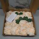 Floroom Artificial Flowers 16pcs 4" Blush Blooming Peonies Real Looking Foam Fake Peony with Stems for DIY Wedding Bouquets Pink Bridal Shower Centerpieces Floral Arrangements Party Tables Decorations