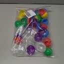 Cabilock 50Pc 1.77 Inch Fillable Empty Round Plastic Capsules for Vending Machines Party Favors DIY Storage Containers for Crafts Candy Holders