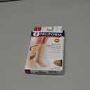 Truform 30-40 mmHg Compression Stockings for Men and Women, Knee High Length, Closed Toe, Beige, Large  