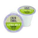Caza Trail Coffee, Organic Extra Bold Medium Roast, 100 Single Serve Cups (EXP 08/22/27)