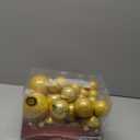 AMS 40ct Christmas Ball Plated Ornaments Tree Collection for Holiday Wedding Party Decoration(40ct Brilliance, Gold)