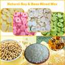 32 Donut Soy Scented Wax Melts Wax Cubes Strong Scent for Warmers Non Toxic Candle Melts Apple Cinnamon Vanilla Jasmine Cucumber