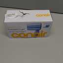 Conair Travel Hair Dryer with Dual Voltage, 1600W Compact Blow Dryer with Folding Handle, Blue