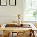 Large Acacia Serving Board with Handles, 36 x 12 Inch Rectangular Charcuterie Platter, Natural Wood Server for Meat, Cheese Board, and Party Appetizers, Extra Long 3ft (Dark)