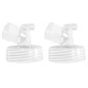Wide Mouth Base Connector 2pc - Compatible with Motif & Spectra S1 S2 Pumps & Bottles; Compatible with Medela, Maymom, Pumpin Pals, Lacteck & Idaho Jones Flanges - Replacement Pump Parts Adapter