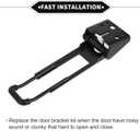 Door Check Strap Stopper Limiter for Dodge Sprinter 2500 3500 2002-2006, Durable Metal Black Rear Left Right Door Check Bracket Stop Stay