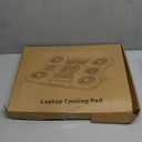 ChillCore Laptop Cooling Pad, RGB Lights Laptop Cooler 9 Fans for 15.6-19.3 Inch Laptops, Gaming Laptop Fan Cooling Pad with 8 Height Stands, 2 USB Ports - A21 Blue