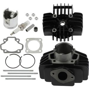 SCITOO Cylinder Piston Gasket Top End Rebuild Kit for Yamaha for PW50 Y-Zinger 1981-2009, 93310-210M0-00 4J2-11311-01-00 4J2-11311-00-00 4J2-11111-00-00 BP4-HS000-00-00 517-11181-01-00 SCITOO Cylinder Piston Gasket Top End Rebuild Kit for Yamaha for PW50 Y-Zinger 1981-2009, 93310-210M0-00 4J2-11311-01-00 4J2-11311-00-00 4J2-11111-00-00 BP4-HS000-00-00 517-11181-01-00