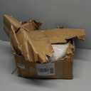 Mxfurhawa Storage Ottoman Linen Round Vanity Stool Tray Top Modern Foot Stool with Wood Legs Multifunctional Upholstered Foot Ottoman Rest for Living Room, Bathroom, Makeup (Beige)