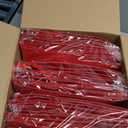 JaGely 36 Pcs Adult Graduation Cap with Tassel Felt Grad Hat for Men Women Bachelor Master College Costume Accessory(Red), 9.45 inches x 4.33 inches