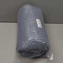 EMME Cotton Muslin Queen Blanket Bed Layering Bedspread Coverlet Breathable Gauze Soft Lightweight Adults (Heather Navy, 90"x90")